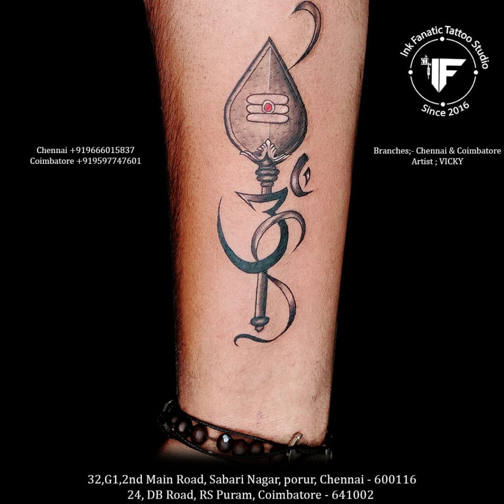 MAK Tattoo Studio - Lord Murugan Vel Tattoo On Fore Arm !! Shop No 201,2nd  Floor,Basuvaraj Building,Thillainagar Main ( LAND MARK : OPP TO NIVEDAA  FASHION PLANET ) , Tiruchirappa lli, Tamil